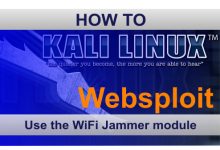 Websploit之Wifi Jammer模块