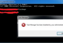 如何突破Windows环境限制打开“命令提示符”